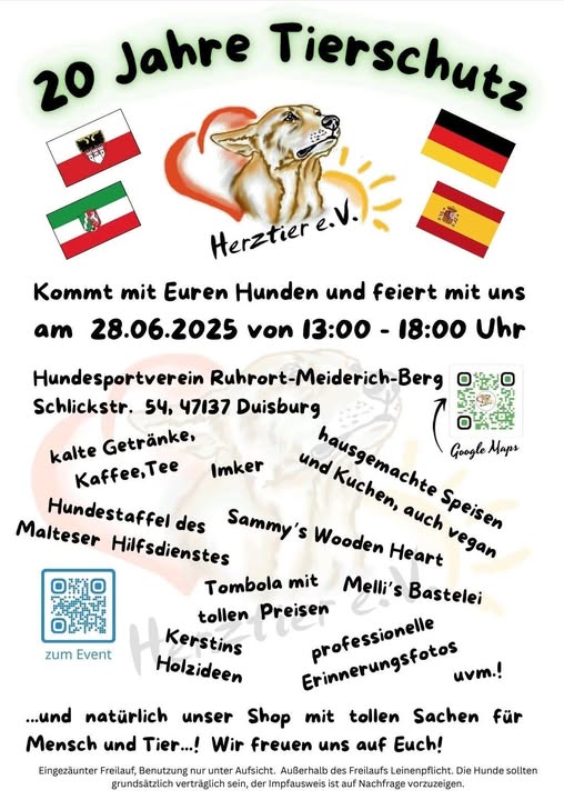 Einladungsplakat Herztier e.V.